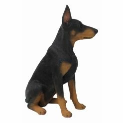 Best reviews of 👍 Animal Statues Hi-Line Gift Ltd. Sitting Doberman Pinscher 🐶 Dog Garden Statue 🎁 -Garden Statues Shop detailHILI087