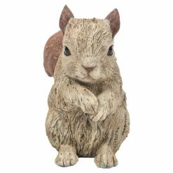 New 🎁 Animal Statues Hi-Line Gift Ltd. Driftwood Squirrel Figurine 😉 -Garden Statues Shop detailHILI1050