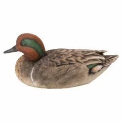 Wholesale 👍 Animal Statues Hi-Line Gift Ltd. Large Mallard With Green Wings Figurine 🎉 -Garden Statues Shop detailHILI1059
