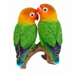 Buy 🎉 Animal Statues Hi-Line Gift Ltd. Parrots On Branch Garden Statue 🔥 -Garden Statues Shop detailHILI129