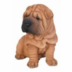 Best deal ✔️ Animal Statues Hi-Line Gift Ltd. Sitting Shar Pei Puppy Garden Statue ✨ -Garden Statues Shop detailHILI157