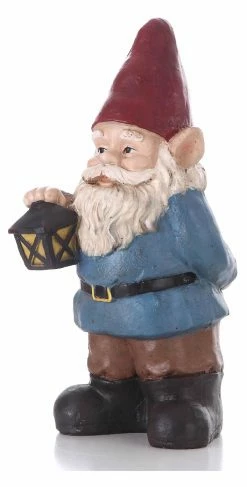 Deals 🔥 Garden Gnomes Hi-Line Gift Ltd. Gnome Holding Lantern Garden Statue ⭐ -Garden Statues Shop detailHILI209
