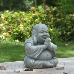 Deals 💯 Religious Statues Hi-Line Gift Ltd. Sitting And Praying Buddha Garden Statue 🔔 -Garden Statues Shop detailHILI221