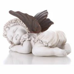 Deals 🌟 Fairy Statues Hi-Line Gift Ltd. Sleeping Baby Fairy Garden Statue 😍 -Garden Statues Shop detailHILI237