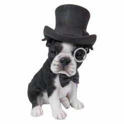 Buy ๐ Animal Statues Hi-Line Gift Ltd. Boston Terrier With Top Hat And Spectacle And Bow Tie Statue โ 10 Buy ๐ Animal Statues Hi-Line Gift Ltd. Boston Terrier With Top Hat And Spectacle And Bow Tie Statue โ -Garden Statues Shop detailHILI530