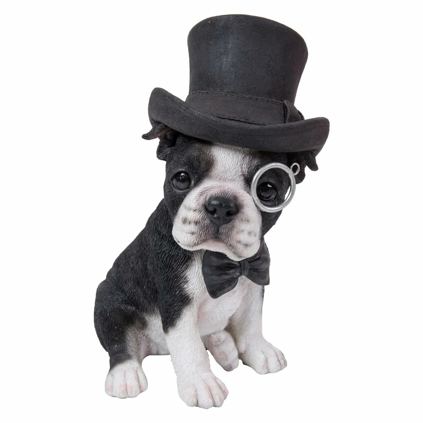 Buy ๐ Animal Statues Hi-Line Gift Ltd. Boston Terrier With Top Hat And Spectacle And Bow Tie Statue โ 5 Buy ๐ Animal Statues Hi-Line Gift Ltd. Boston Terrier With Top Hat And Spectacle And Bow Tie Statue โ - Image 3