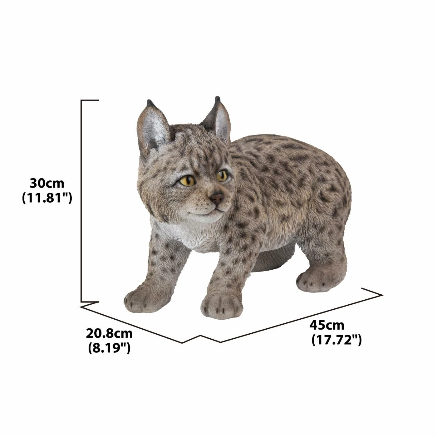 Best Sale 🔔 Animal Statues Hi-Line Gift Ltd. Lynx Kitten 🎉 5 Best Sale 🔔 Animal Statues Hi-Line Gift Ltd. Lynx Kitten 🎉 - Image 3