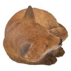 Budget 😍 Animal Statues Hi-Line Gift Ltd. Fox Pup Sleeping 😉 -Garden Statues Shop detailHILI578