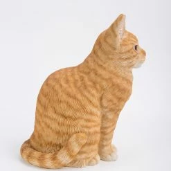Outlet 😍 Animal Statues Hi-Line Gift Ltd. Orange Tabby Cat Sitting 🔔 11 Outlet 😍 Animal Statues Hi-Line Gift Ltd. Orange Tabby Cat Sitting 🔔 -Garden Statues Shop detailHILI595