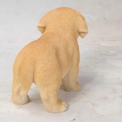 Discount 🎉 Animal Statues Hi-Line Gift Ltd. Yellow Standing Labrador Puppy Statue 😉 -Garden Statues Shop detailHILI605