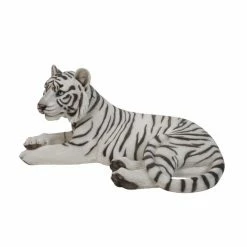 Outlet 💯 Animal Statues Hi-Line Gift Ltd. White Tiger Laying Down Statue ✔️ 11 Outlet 💯 Animal Statues Hi-Line Gift Ltd. White Tiger Laying Down Statue ✔️ -Garden Statues Shop detailHILI622