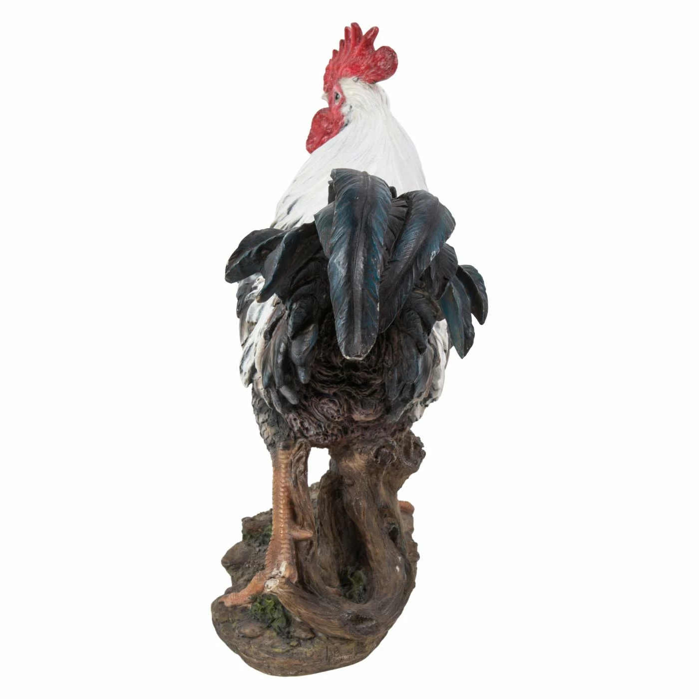 Wholesale 👍 Animal Statues Hi-Line Gift Ltd. Black And White Rooster ✨ 5 Wholesale 👍 Animal Statues Hi-Line Gift Ltd. Black And White Rooster ✨ - Image 3