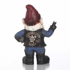 Flash Sale 🎁 Garden Gnomes Hi-Line Gift Ltd. Biker Gnome Garden Statue 🎉 -Garden Statues Shop detailHILI700