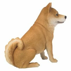Budget 🌟 Animal Statues Hi-Line Gift Ltd. Shiba Inu Sitting Garden Statue ✨ -Garden Statues Shop detailHILI984