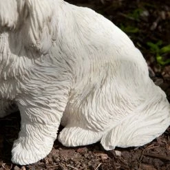 Deals 🔥 Animal Statues Sandicast Original Size Maltese Sculpture 🥰 -Garden Statues Shop detailSAND158