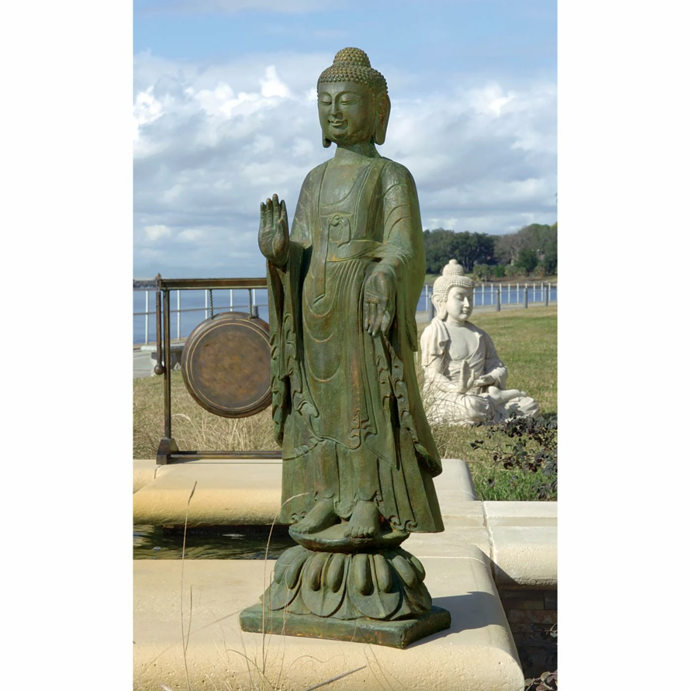 Promo โญ Oriental Statues Design Toscano The Enlightened Buddha Garden Statue ๐งจ 5 Promo โญ Oriental Statues Design Toscano The Enlightened Buddha Garden Statue ๐งจ - Image 3