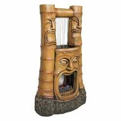 Promo 🤩 Other Garden Statues Design Toscano Tiki Gods Of Fire And Water Fountain ⌛ -Garden Statues Shop detailTOSC1468