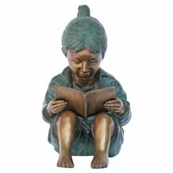Best Sale 🔥 Children Statues Design Toscano Story Book Girl Garden Statue 🎁 -Garden Statues Shop detailTOSC2480