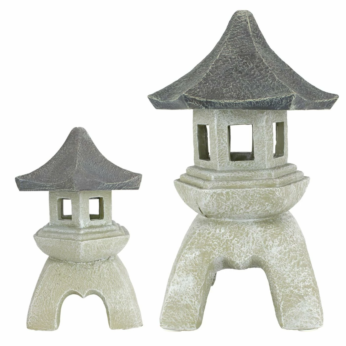 Budget 🎁 Oriental Statues Design Toscano Pagoda Lantern Sculpture Set 🥰 5 Budget 🎁 Oriental Statues Design Toscano Pagoda Lantern Sculpture Set 🥰 - Image 3
