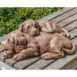Cheapest 🌟 Animal Statues Campania International Nap Time Puppies Garden Statue ⭐ -Garden Statues Shop inuseCIB2842