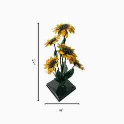 Coupon ❤️ Fruit & Floral Rustic Arrow Sunflower Cluster Small Garden Statue 🛒 -Garden Statues Shop inuseCUEV127