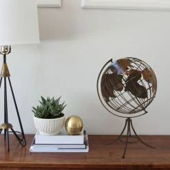 Outlet 😀 Oriental Statues Rustic Arrow Globe Map Garden Statue 😉 -Garden Statues Shop inuseCUEV158