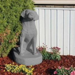 Best Sale ✨ Animal Statues Emsco Sitting Labrador 🐶 Dog Garden Statue ⌛ -Garden Statues Shop inuseEGP091