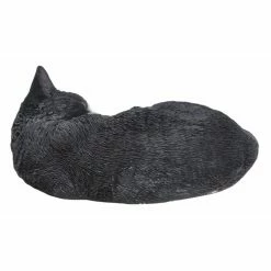 Wholesale ✨ Animal Statues Hi-Line Gift Ltd. Cat Lying And Sleeping Garden Statue 😉 -Garden Statues Shop inuseHILI056