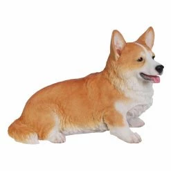 Coupon 🔔 Animal Statues Hi-Line Gift Ltd. Corgi 🦮 Dog Garden Statue 💯 -Garden Statues Shop inuseHILI082
