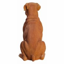 Best reviews of ❤️ Animal Statues Hi-Line Gift Ltd. This Sitting Boxer 🦮 Dog Garden Statue 🔔 -Garden Statues Shop inuseHILI084