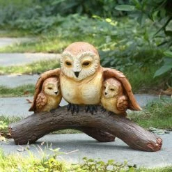 Cheapest 🎉 Animal Statues Hi-Line Gift Ltd. Owl Family Figurine 👍 -Garden Statues Shop inuseHILI1007