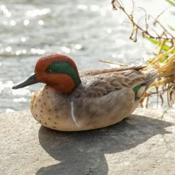 Wholesale 👍 Animal Statues Hi-Line Gift Ltd. Large Mallard With Green Wings Figurine 🎉 -Garden Statues Shop inuseHILI1059