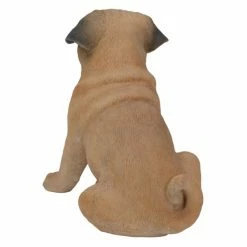 Cheap 🤩 Animal Statues Hi-Line Gift Ltd. Sitting Pug 🐶 Dog Garden Statue ✔️ -Garden Statues Shop inuseHILI162