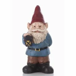 Deals 🔥 Garden Gnomes Hi-Line Gift Ltd. Gnome Holding Lantern Garden Statue ⭐ -Garden Statues Shop inuseHILI209
