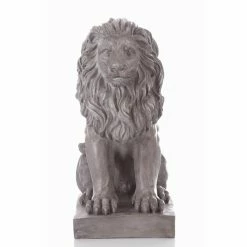 Outlet 😍 Animal Statues Hi-Line Gift Ltd. Sitting Lion Garden Statue 🧨 -Garden Statues Shop inuseHILI228
