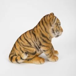 New ✨ Animal Statues Hi-Line Gift Ltd. Sitting Tiger Cub Statue 🌟 -Garden Statues Shop inuseHILI553