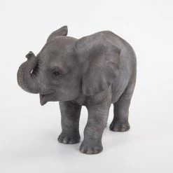 Brand new 🎉 Animal Statues Hi-Line Gift Ltd. Elephant Baby Statue 🧨 -Garden Statues Shop inuseHILI557