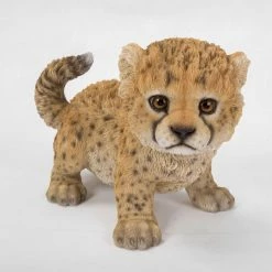 Best Sale 🎁 Animal Statues Hi-Line Gift Ltd. Cheetah Baby Statue 👍 -Garden Statues Shop inuseHILI572