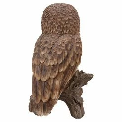 Discount 🌟 Animal Statues Hi-Line Gift Ltd. Brown Owl On Stump 🧨 -Garden Statues Shop inuseHILI575