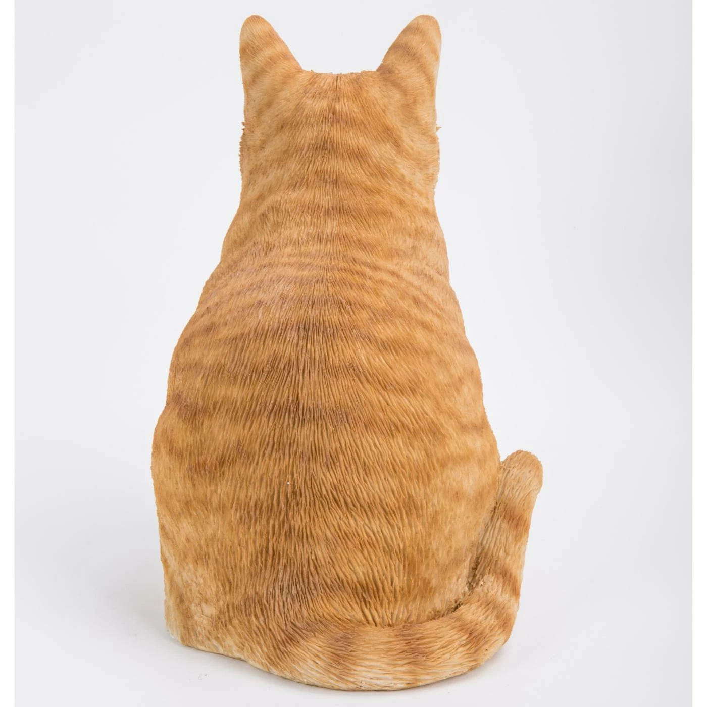 Outlet 😍 Animal Statues Hi-Line Gift Ltd. Orange Tabby Cat Sitting 🔔 4 Outlet 😍 Animal Statues Hi-Line Gift Ltd. Orange Tabby Cat Sitting 🔔 - Image 2