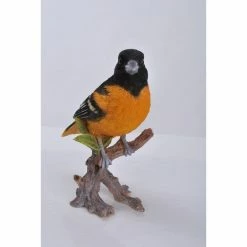 Buy 🔥 Animal Statues Hi-Line Gift Ltd. Oriole On Branch Statue ⌛ -Garden Statues Shop inuseHILI597