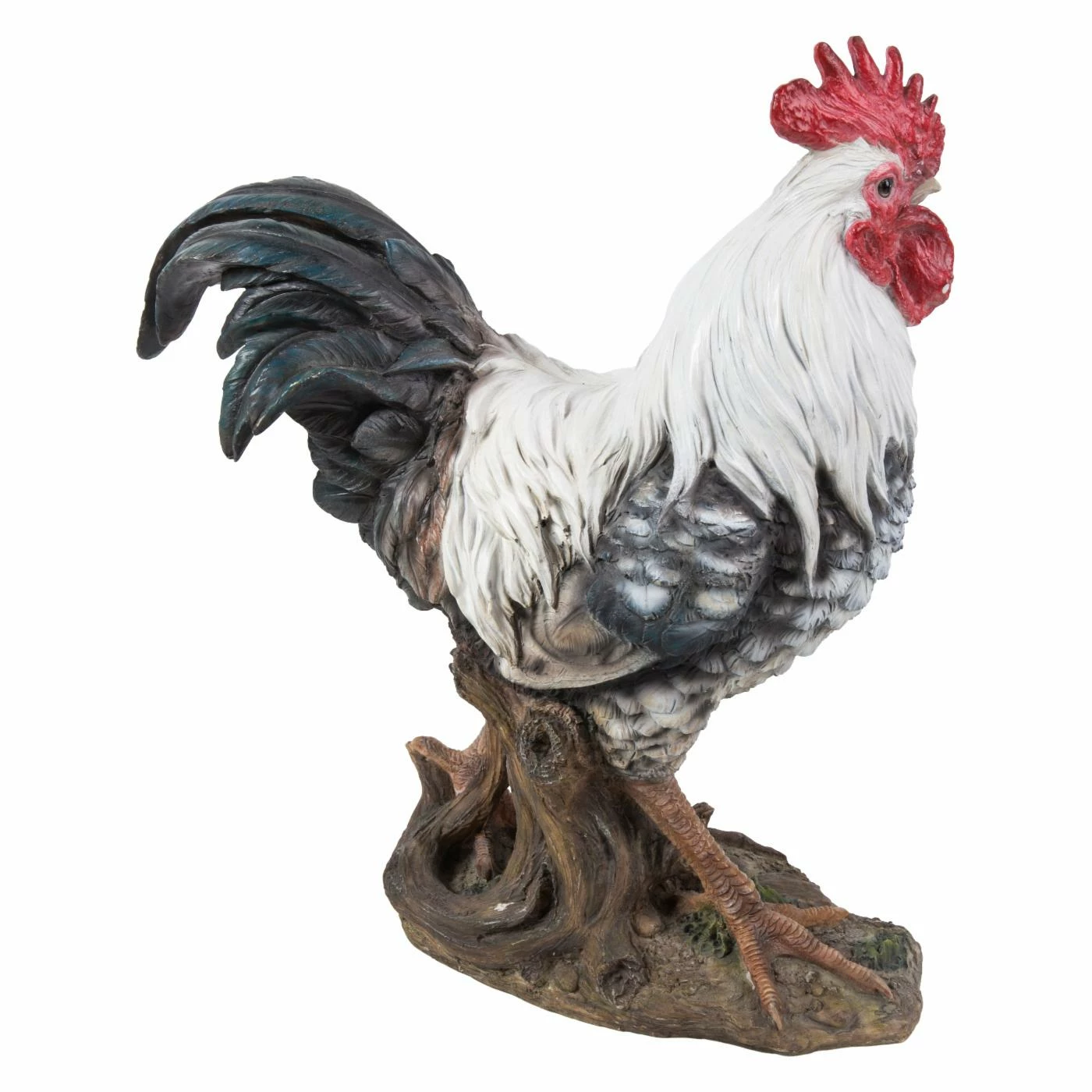 Wholesale 👍 Animal Statues Hi-Line Gift Ltd. Black And White Rooster ✨ 4 Wholesale 👍 Animal Statues Hi-Line Gift Ltd. Black And White Rooster ✨ - Image 2