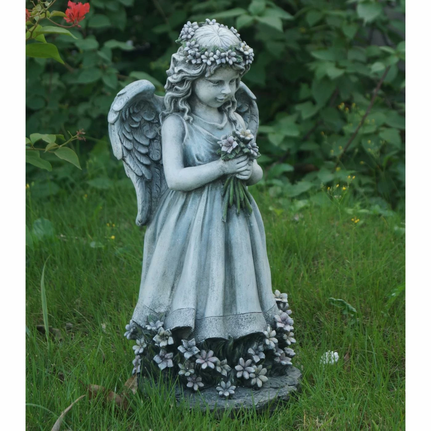 Buy ๐ฅฐ Angel & Cherub Statues Hi-Line Gift Ltd. Angle Holding Flowers Garden Statue ๐ 4 Buy ๐ฅฐ Angel & Cherub Statues Hi-Line Gift Ltd. Angle Holding Flowers Garden Statue ๐ - Image 2