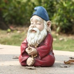 Promo ✔️ Garden Gnomes Hi-Line Gift Ltd. Zen Gnome Garden Statue ✔️ 5 Promo ✔️ Garden Gnomes Hi-Line Gift Ltd. Zen Gnome Garden Statue ✔️ -Garden Statues Shop inuseHILI699