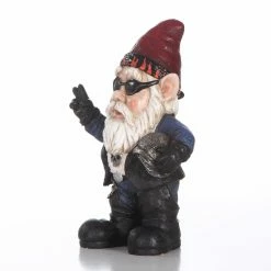 Flash Sale 🎁 Garden Gnomes Hi-Line Gift Ltd. Biker Gnome Garden Statue 🎉 -Garden Statues Shop inuseHILI700