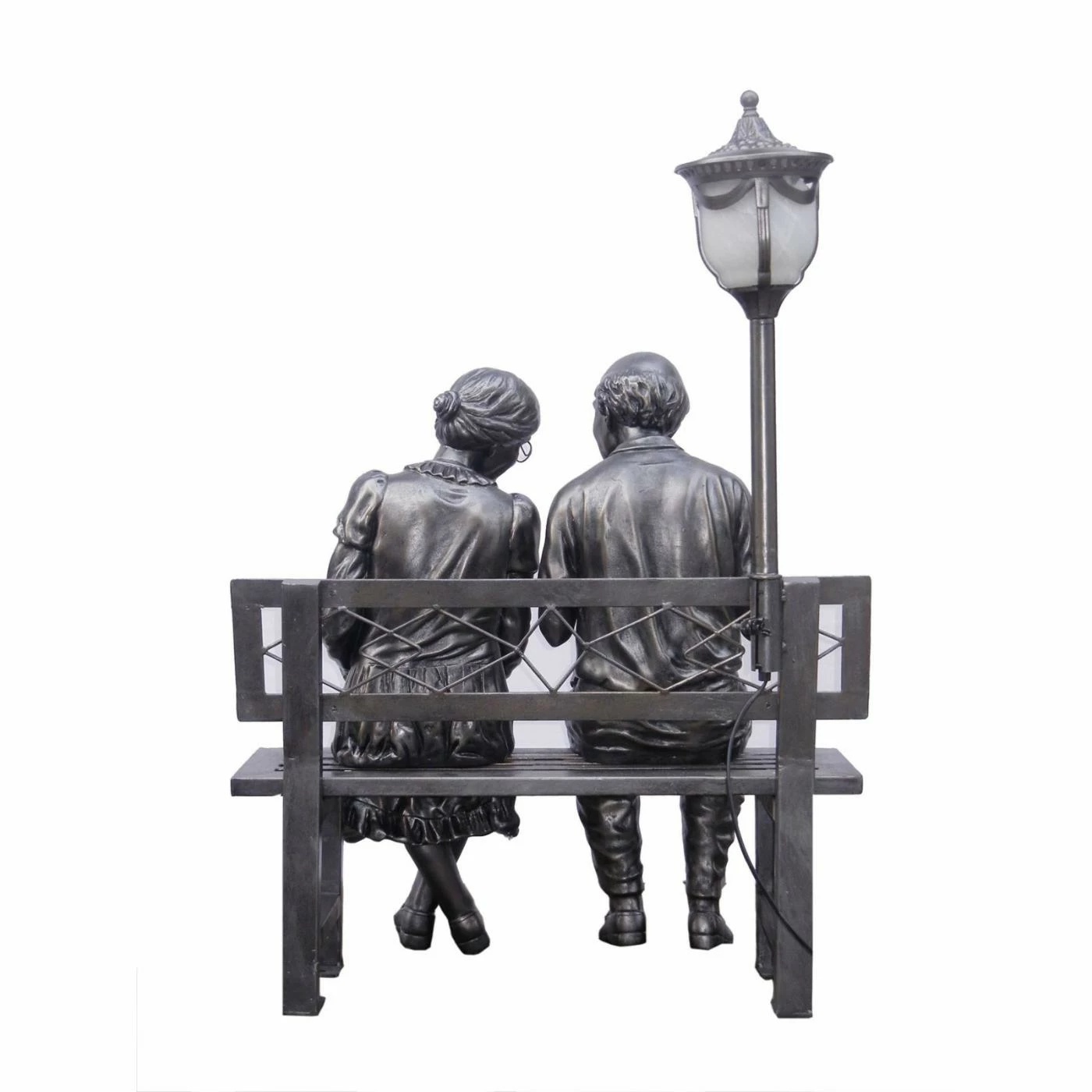 Coupon 👍 Other Garden Statues Hi-Line Gift Ltd. Old Couple Under Street Lamp Garden Statue 🔥 4 Coupon 👍 Other Garden Statues Hi-Line Gift Ltd. Old Couple Under Street Lamp Garden Statue 🔥 - Image 2