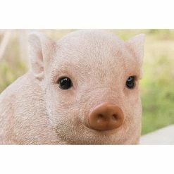Flash Sale 😉 Animal Statues Hi-Line Gift Ltd. Chubby Piglet Sitting Garden Statue 🔥 -Garden Statues Shop inuseHILI974