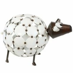 Flash Sale ⌛ Sunnydaze Decor Animal Statues Sunnydaze Indoor/Outdoor Shelby The Sheep Decorative Steel Statue 🛒 -Garden Statues Shop inuseNETH1438