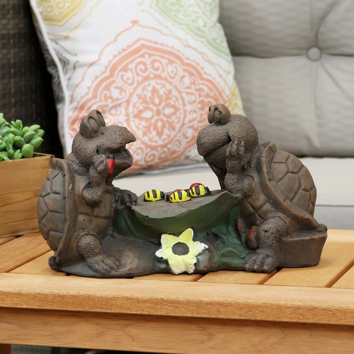 Discount โญ Sunnydaze Decor Animal Statues Sunnydaze Tic Tac Toe Turtles Concrete Garden Statue - 7.5-Inch ๐ 4 Discount โญ Sunnydaze Decor Animal Statues Sunnydaze Tic Tac Toe Turtles Concrete Garden Statue - 7.5-Inch ๐ - Image 2