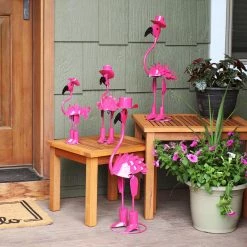 Hot Sale ⭐ Sunnydaze Decor Animal Statues Sunnydaze Rodeo Flamingo Statue 😀 -Garden Statues Shop inuseNETH1448
